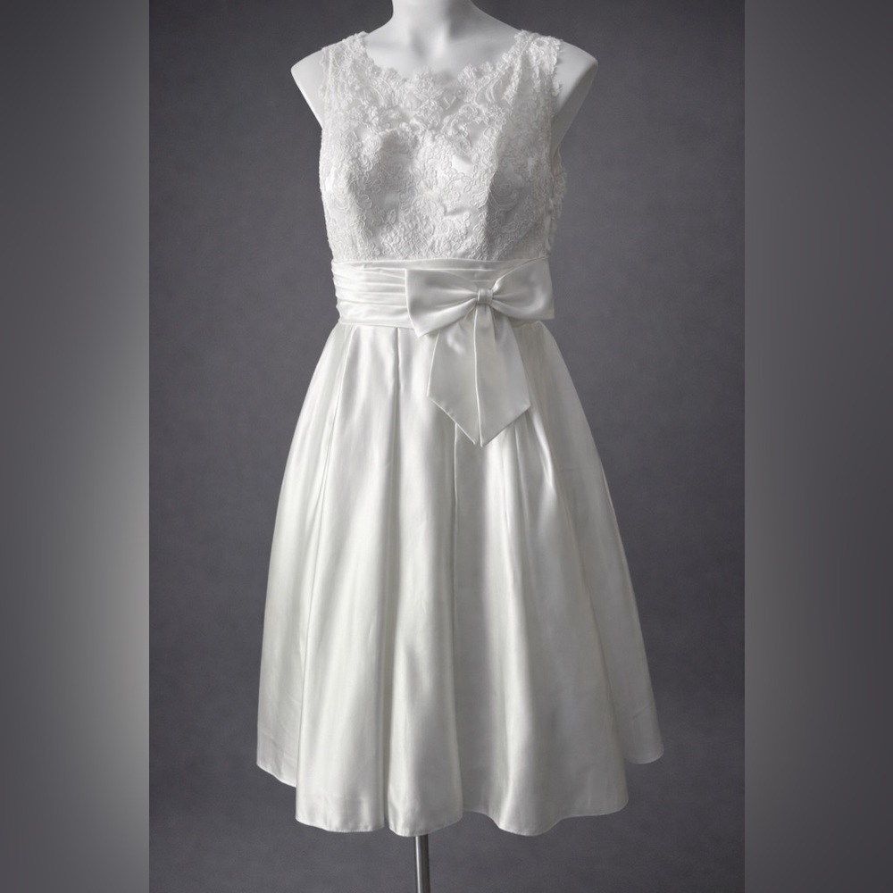 Tea length wedding dress